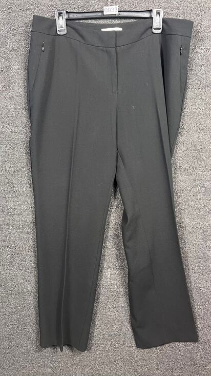 Chico's Pants - Chico’s Dress Pants Womens Size 3 US XL Black Stretch Zip Pocket Woven